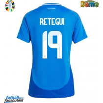 Italia Mateo Retegui #19 Hjemmedrakt Dame EM 2024 Kortermet